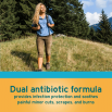 Features dual antibiotic formula