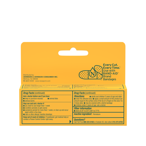 Ingredient list of NEOSPORIN Pain Relief Ointment