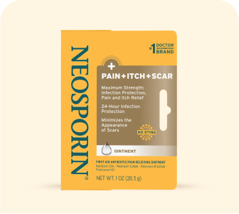NEOSPORIN® +Pain, Itch, Scar Packaging
