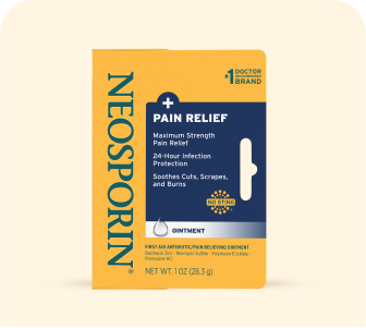 NEOSPORIN™ + Pain Relief Ointment Packaging